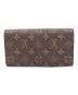 LOUIS VUITTON (ルイ ヴィトン) ポシェット・ポルトモネ クレディ ブラウン：17000円