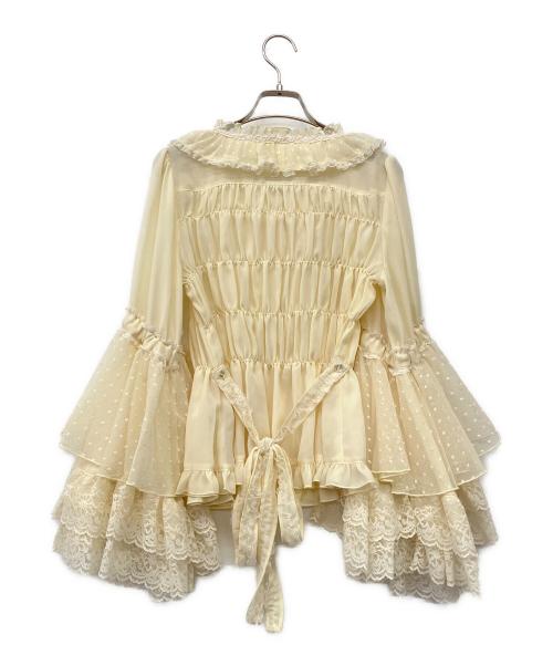 Metamorphose（メタモルフォーゼ）Metamorphose (メタモルフォーゼ) 長袖ブラウス アイボリー サイズ:1の古着・服飾アイテム