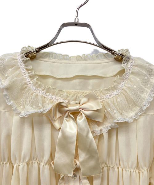 Metamorphose（メタモルフォーゼ）Metamorphose (メタモルフォーゼ) 長袖ブラウス アイボリー サイズ:1の古着・服飾アイテム