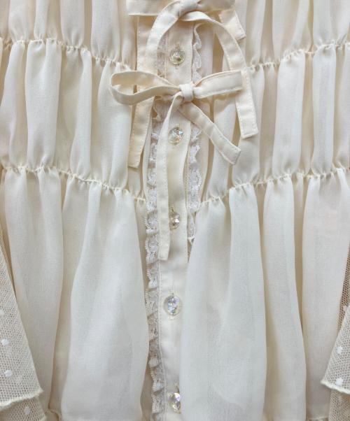 Metamorphose（メタモルフォーゼ）Metamorphose (メタモルフォーゼ) 長袖ブラウス アイボリー サイズ:1の古着・服飾アイテム