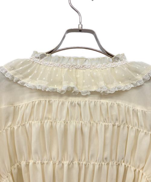 Metamorphose（メタモルフォーゼ）Metamorphose (メタモルフォーゼ) 長袖ブラウス アイボリー サイズ:1の古着・服飾アイテム