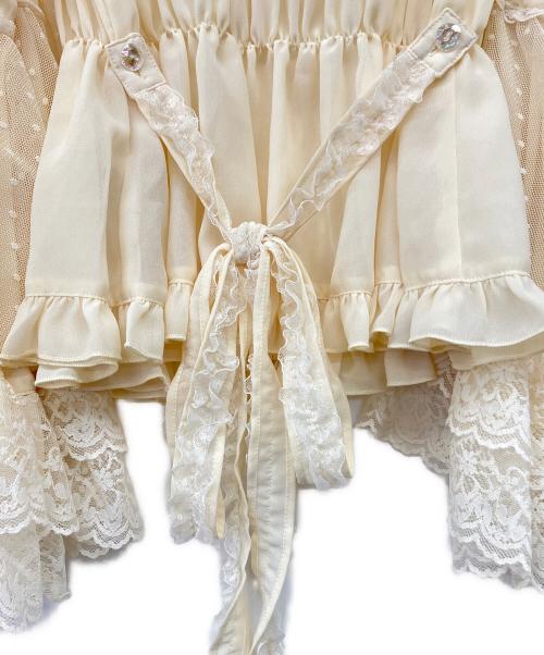 Metamorphose（メタモルフォーゼ）Metamorphose (メタモルフォーゼ) 長袖ブラウス アイボリー サイズ:1の古着・服飾アイテム