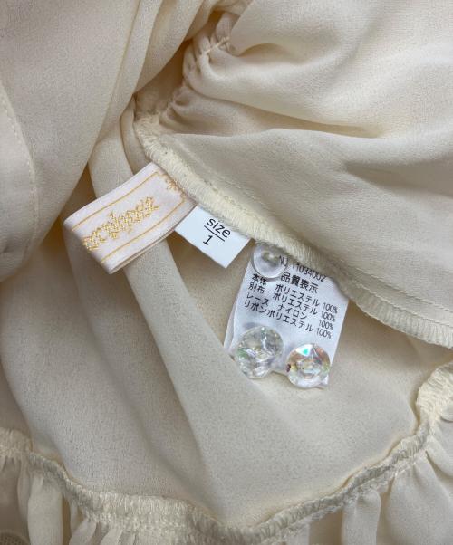 Metamorphose（メタモルフォーゼ）Metamorphose (メタモルフォーゼ) 長袖ブラウス アイボリー サイズ:1の古着・服飾アイテム