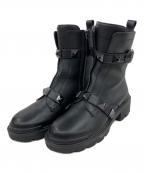 VALENTINO GARAVANIヴァレンティノ・ガラヴァーニ）の古着「Roman Stud combat boot」｜ブラック
