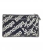 BALENCIAGAバレンシアガ）の古着「GLOW IN THE DARK CASH LARGE」｜ブラック