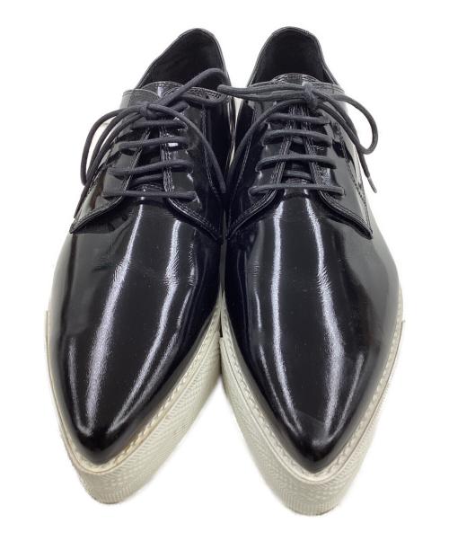Pippichic（ピッピシック）Pippichic (ピッピシック) SHARC SOLE LACE UP ブラック サイズ:37 1/2の古着・服飾アイテム
