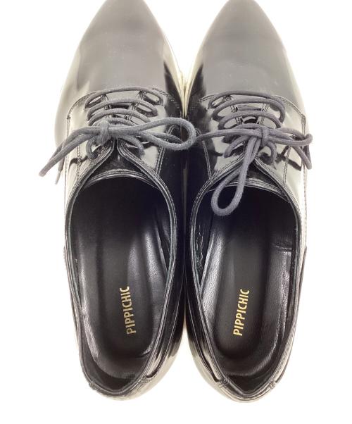 Pippichic（ピッピシック）Pippichic (ピッピシック) SHARC SOLE LACE UP ブラック サイズ:37 1/2の古着・服飾アイテム