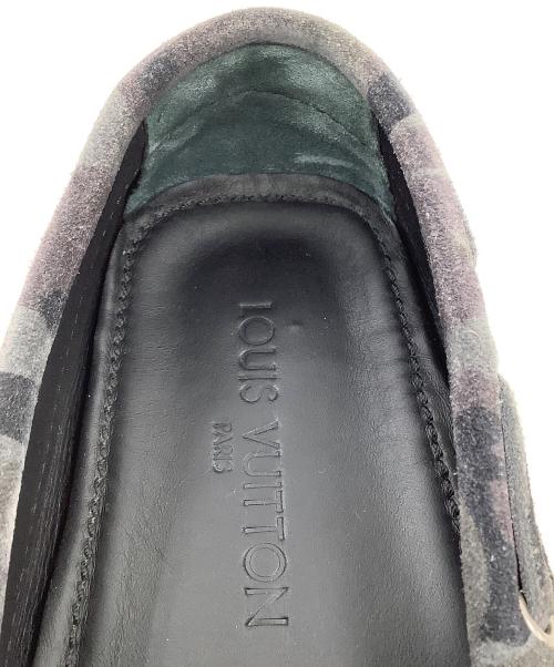 LOUIS VUITTON（ルイ ヴィトン）LOUIS VUITTON (ルイ ヴィトン) ドライビングシューズ グレー サイズ:7の古着・服飾アイテム
