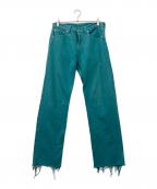 LEVI'Sリーバイス）の古着「90’s米国製501デニムパンツ」｜ターコイズ