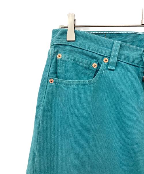 LEVI'S（リーバイス）LEVI'S (リーバイス) 90’s米国製501デニムパンツ ターコイズ サイズ:81cm(W32)の古着・服飾アイテム