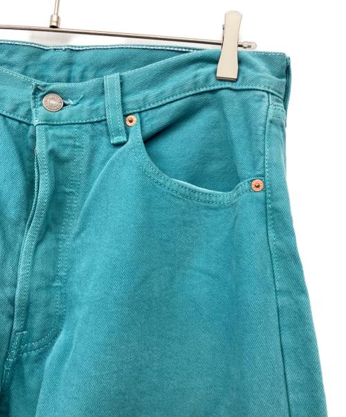 LEVI'S（リーバイス）LEVI'S (リーバイス) 90’s米国製501デニムパンツ ターコイズ サイズ:81cm(W32)の古着・服飾アイテム