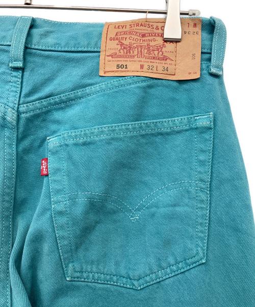 LEVI'S（リーバイス）LEVI'S (リーバイス) 90’s米国製501デニムパンツ ターコイズ サイズ:81cm(W32)の古着・服飾アイテム