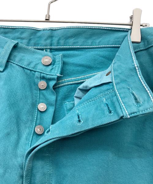 LEVI'S（リーバイス）LEVI'S (リーバイス) 90’s米国製501デニムパンツ ターコイズ サイズ:81cm(W32)の古着・服飾アイテム