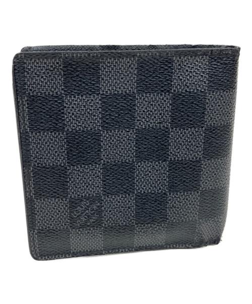 LOUIS VUITTON（ルイ ヴィトン）LOUIS VUITTON (ルイ ヴィトン) ポルトフォイユ・マルコ ブラックの古着・服飾アイテム
