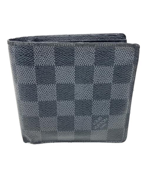 LOUIS VUITTON（ルイ ヴィトン）LOUIS VUITTON (ルイ ヴィトン) ポルトフォイユ・マルコ ブラックの古着・服飾アイテム