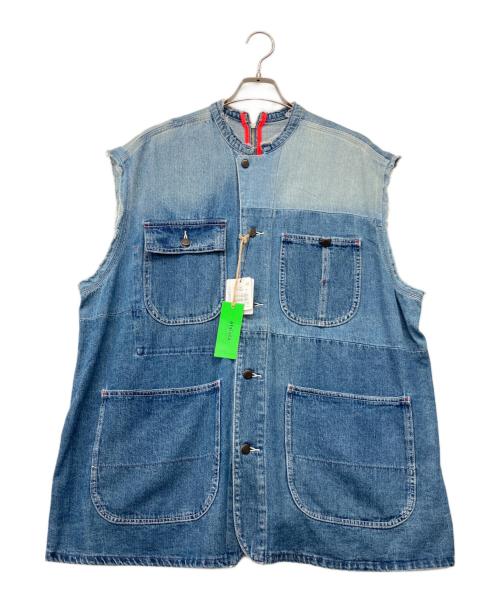 etsinta（エシンタ）etsinta (エシンタ) デニムベスト インディゴ サイズ:ONE 未使用品の古着・服飾アイテム