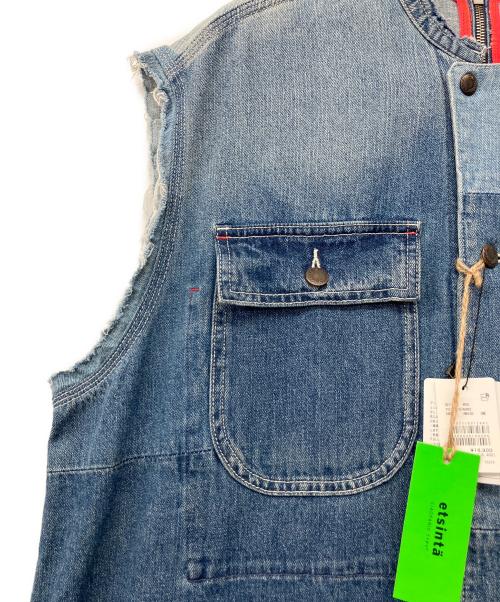 etsinta（エシンタ）etsinta (エシンタ) デニムベスト インディゴ サイズ:ONE 未使用品の古着・服飾アイテム