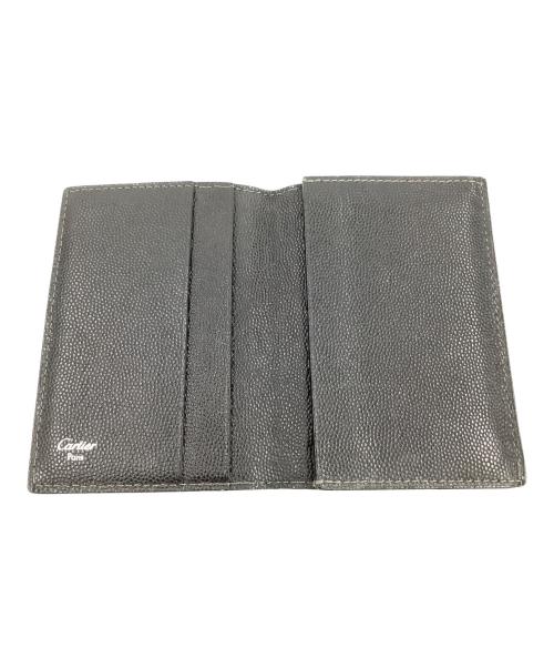 Cartier（カルティエ）Cartier (カルティエ) サントス　カードケース ブラックの古着・服飾アイテム