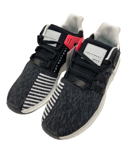 adidas（アディダス）adidas (アディダス) EQT SUPPORT 93/17 CBLACK/CBLACK/TURBO  サイズ:27cmの古着・服飾アイテム