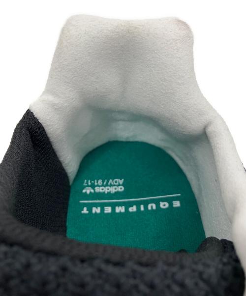 adidas（アディダス）adidas (アディダス) EQT SUPPORT 93/17 CBLACK/CBLACK/TURBO  サイズ:27cmの古着・服飾アイテム