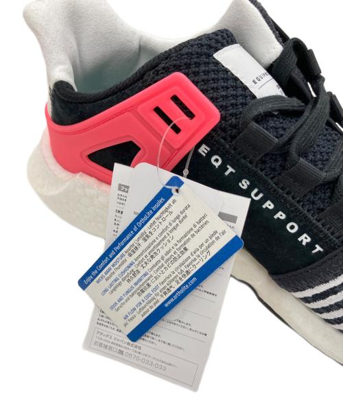 adidas（アディダス）adidas (アディダス) EQT SUPPORT 93/17 CBLACK/CBLACK/TURBO  サイズ:27cmの古着・服飾アイテム