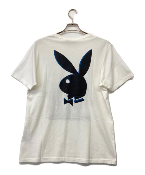 Hysteric Glamour（ヒステリックグラマー）Hysteric Glamour (ヒステリックグラマー) PLAY BOY (プレイボーイ) Hysteric Glamour×PLAYBOY PLAYMATE ASHLEY PRINT TEE ホワイト サイズ:L 未使用品の古着・服飾アイテム