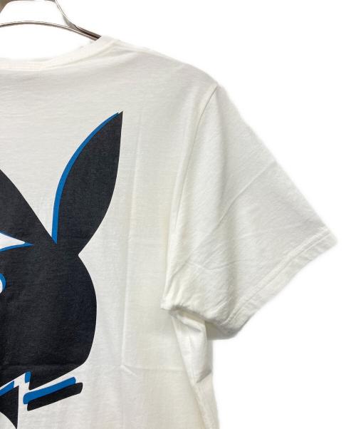 Hysteric Glamour（ヒステリックグラマー）Hysteric Glamour (ヒステリックグラマー) PLAY BOY (プレイボーイ) Hysteric Glamour×PLAYBOY PLAYMATE ASHLEY PRINT TEE ホワイト サイズ:L 未使用品の古着・服飾アイテム
