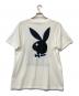 Hysteric Glamour (ヒステリックグラマー) PLAY BOY (プレイボーイ) Hysteric Glamour×PLAYBOY PLAYMATE ASHLEY PRINT TEE ホワイト サイズ:L 未使用品：10000円