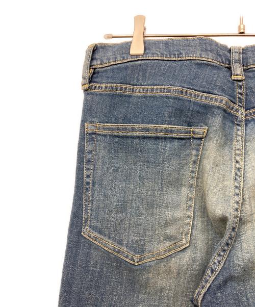 Hysteric Glamour（ヒステリックグラマー）Hysteric Glamour (ヒステリックグラマー) KPR加工 ISKOデニム リメイクスリムパンツ インディゴ サイズ:78.5cm(W31) 未使用品の古着・服飾アイテム