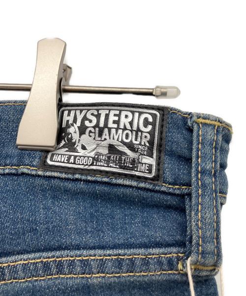 Hysteric Glamour（ヒステリックグラマー）Hysteric Glamour (ヒステリックグラマー) KPR加工 ISKOデニム リメイクスリムパンツ インディゴ サイズ:78.5cm(W31) 未使用品の古着・服飾アイテム