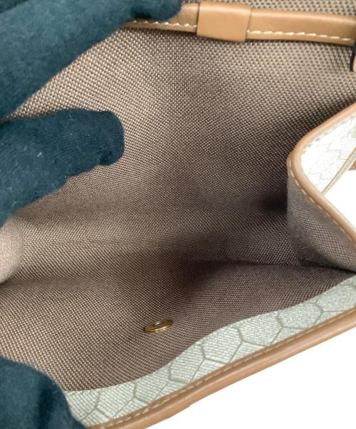 Christian Dior（クリスチャン ディオール）Christian Dior (クリスチャン ディオール) ハニカム柄　ショルダーバッグ ベージュの古着・服飾アイテム