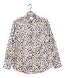 PAUL SMITH（ポールスミス）の古着「LIBERTY フローラルプリントシャツ」｜ホワイト