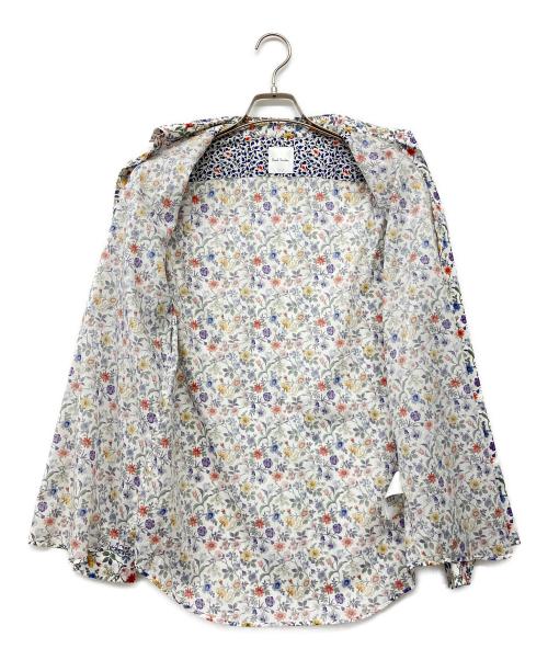 PAUL SMITH（ポールスミス）PAUL SMITH (ポールスミス) LIBERTY フローラルプリントシャツ ホワイト サイズ:Mの古着・服飾アイテム