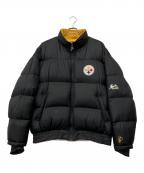 Pro Playerプロ プレイヤー）の古着「NFL PITTSBURGH STEELERS　90’ﾀﾞｳﾝｼﾞｬｹｯﾄ」｜ブラック