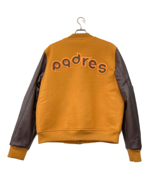 COOPERSTOWN by PRO STANDARD（クーパーズタウン バイ プロスタンダード）COOPERSTOWN by PRO STANDARD (クーパーズタウン バイ プロスタンダード) San Diego Padres　VARSITY JACKET イエロー サイズ:Lの古着・服飾アイテム