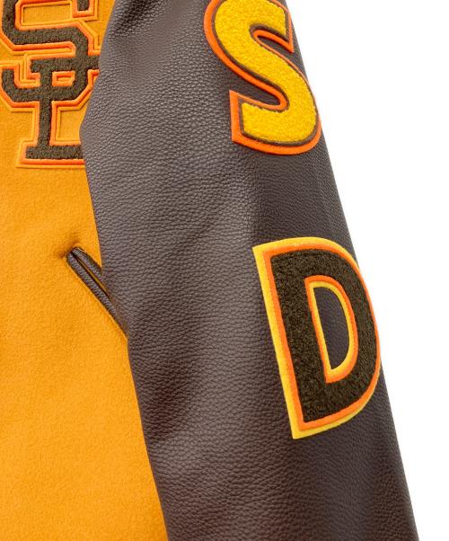 COOPERSTOWN by PRO STANDARD（クーパーズタウン バイ プロスタンダード）COOPERSTOWN by PRO STANDARD (クーパーズタウン バイ プロスタンダード) San Diego Padres　VARSITY JACKET イエロー サイズ:Lの古着・服飾アイテム