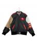 NFL（ナショナル・フットボール・リーグ）の古着「49ERS  90's 袖革スタジャン」｜ブラック×レッド