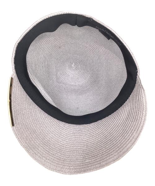 ENTWURFEIN（エントワフェイン）ENTWURFEIN (エントワフェイン) JOSET B.Dキャップ ライトグレーの古着・服飾アイテム