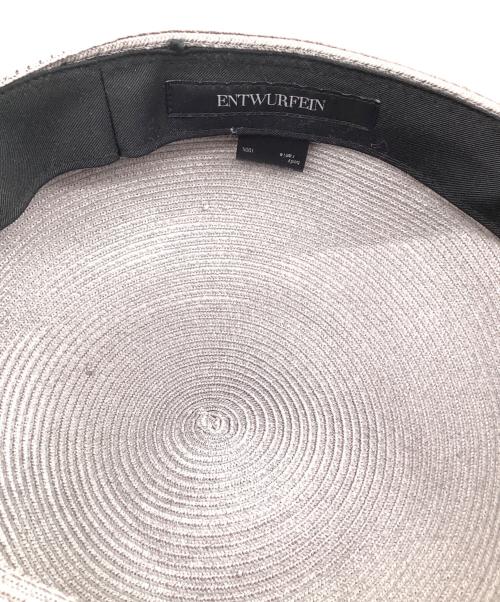 ENTWURFEIN（エントワフェイン）ENTWURFEIN (エントワフェイン) JOSET B.Dキャップ ライトグレーの古着・服飾アイテム