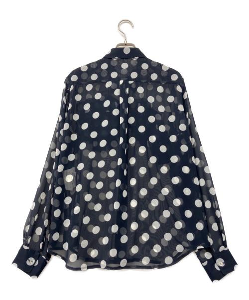 COMME des GARCONS（コムデギャルソン）COMME des GARCONS (コムデギャルソン) 長袖ブラウス ネイビー サイズ:Lの古着・服飾アイテム