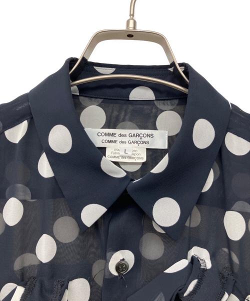 COMME des GARCONS（コムデギャルソン）COMME des GARCONS (コムデギャルソン) 長袖ブラウス ネイビー サイズ:Lの古着・服飾アイテム