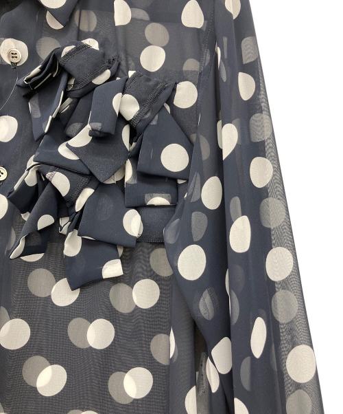 COMME des GARCONS（コムデギャルソン）COMME des GARCONS (コムデギャルソン) 長袖ブラウス ネイビー サイズ:Lの古着・服飾アイテム