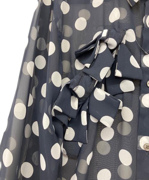 COMME des GARCONS（コムデギャルソン）COMME des GARCONS (コムデギャルソン) 長袖ブラウス ネイビー サイズ:Lの古着・服飾アイテム