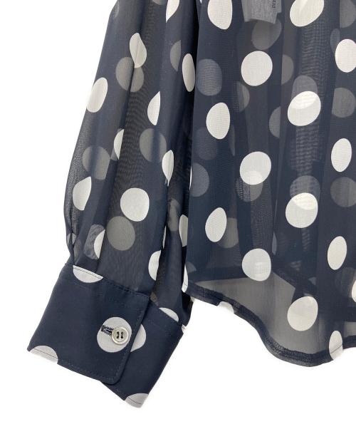 COMME des GARCONS（コムデギャルソン）COMME des GARCONS (コムデギャルソン) 長袖ブラウス ネイビー サイズ:Lの古着・服飾アイテム