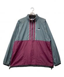 adidas（アディダス）の古着「ハーフジップジャケット」｜グレー