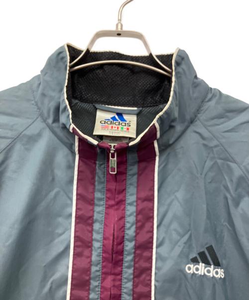 adidas（アディダス）adidas (アディダス) ハーフジップジャケット グレー サイズ:Mの古着・服飾アイテム