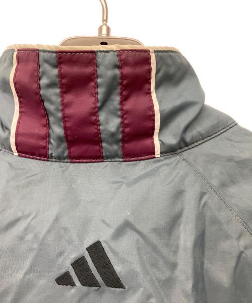 adidas（アディダス）adidas (アディダス) ハーフジップジャケット グレー サイズ:Mの古着・服飾アイテム