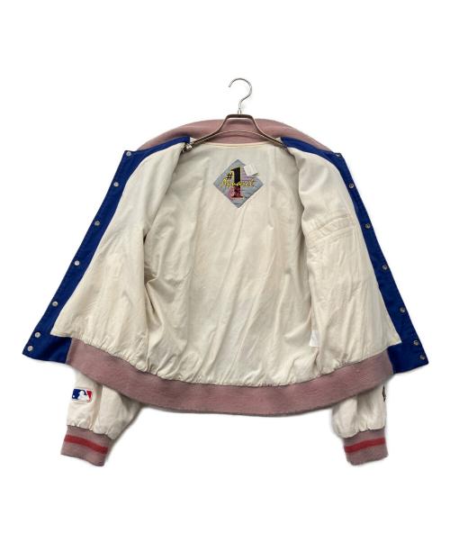 Montreal Expos（モントリオール エクスポズ）Montreal Expos (モントリオール エクスポズ) スタジャン ブルー サイズ:不明の古着・服飾アイテム