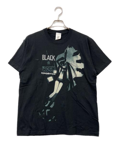COSPA（コスパ）COSPA (コスパ) BLACK☆ROCK SHOOTER　プリントTシャツ ブラック サイズ:Lの古着・服飾アイテム