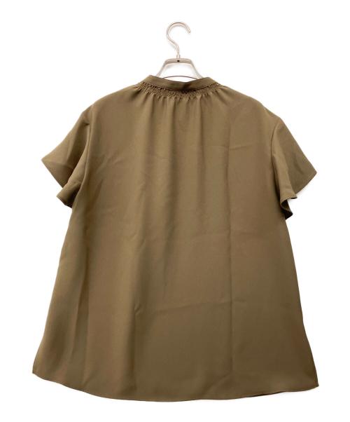theory luxe（セオリーリュクス）theory luxe (セオリーリュクス) Marvine Iana Blouse カーキ サイズ:38 未使用品の古着・服飾アイテム